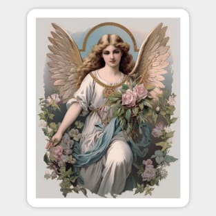 Victorian Vintage Angel Ephemera Magnet